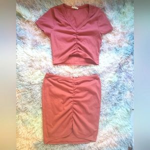 Two piece skirt and top